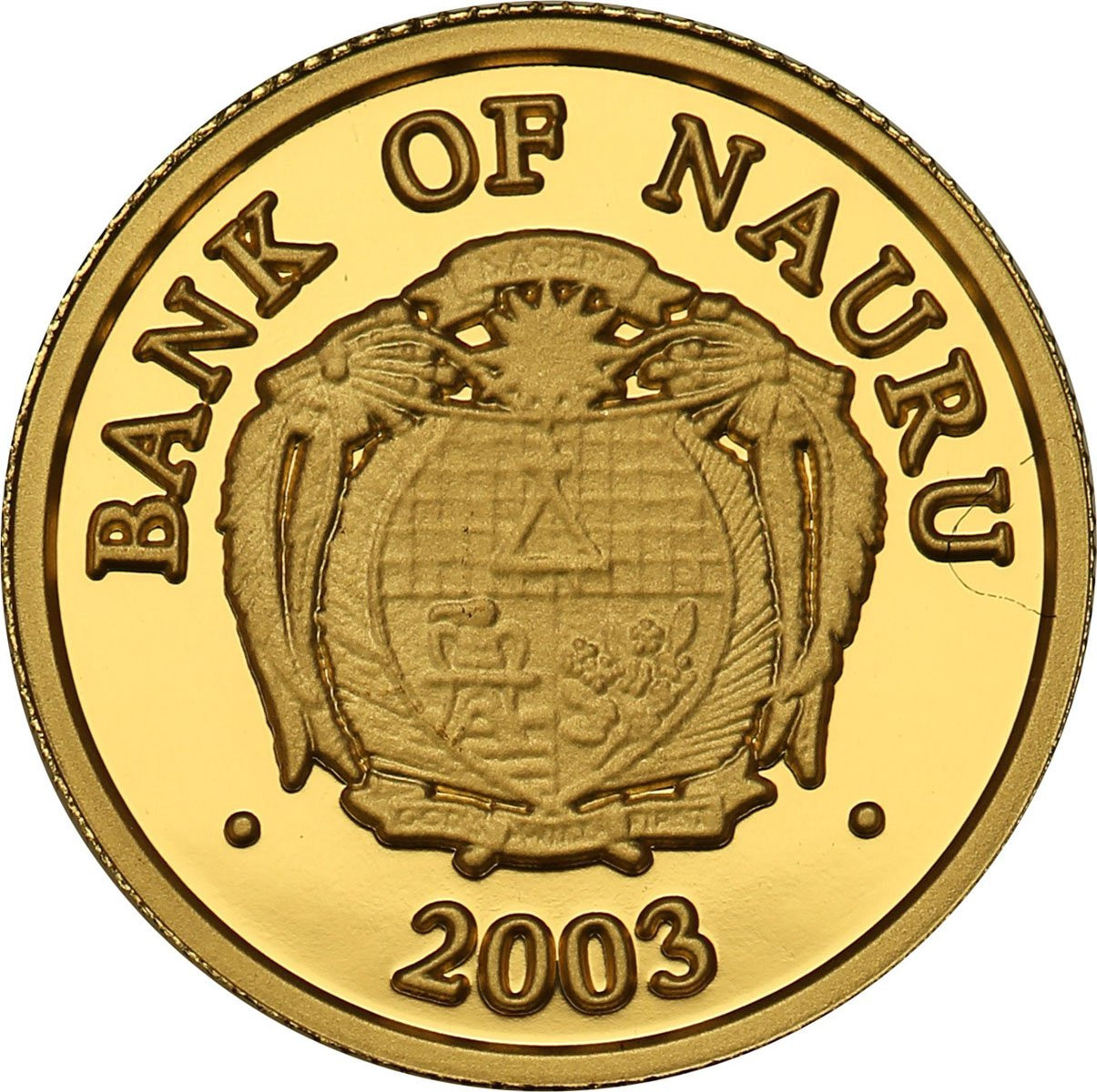 Republika Nauru 10 dolarów 2003 Pierwsza Rocznica Wprowadzenia Euro