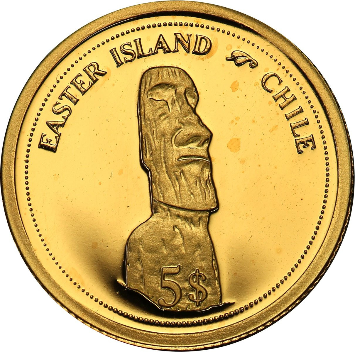 Wyspy Fidżi 5 dolarów 2006 Wyspy Wielkanocne