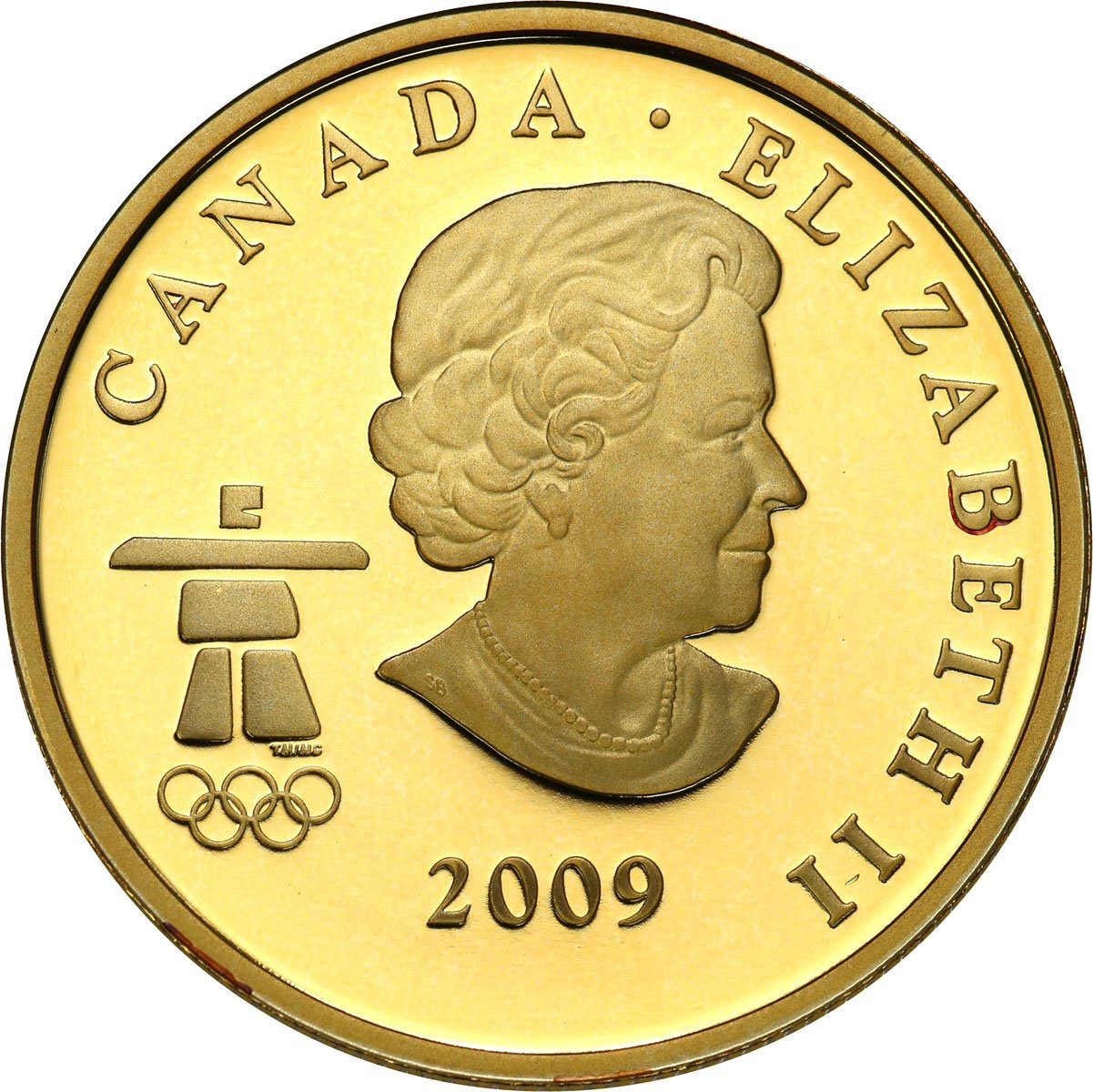 Kanada. 75 dolarów Igrzyska Olimpijskie Vancouver 2010 - Wilk