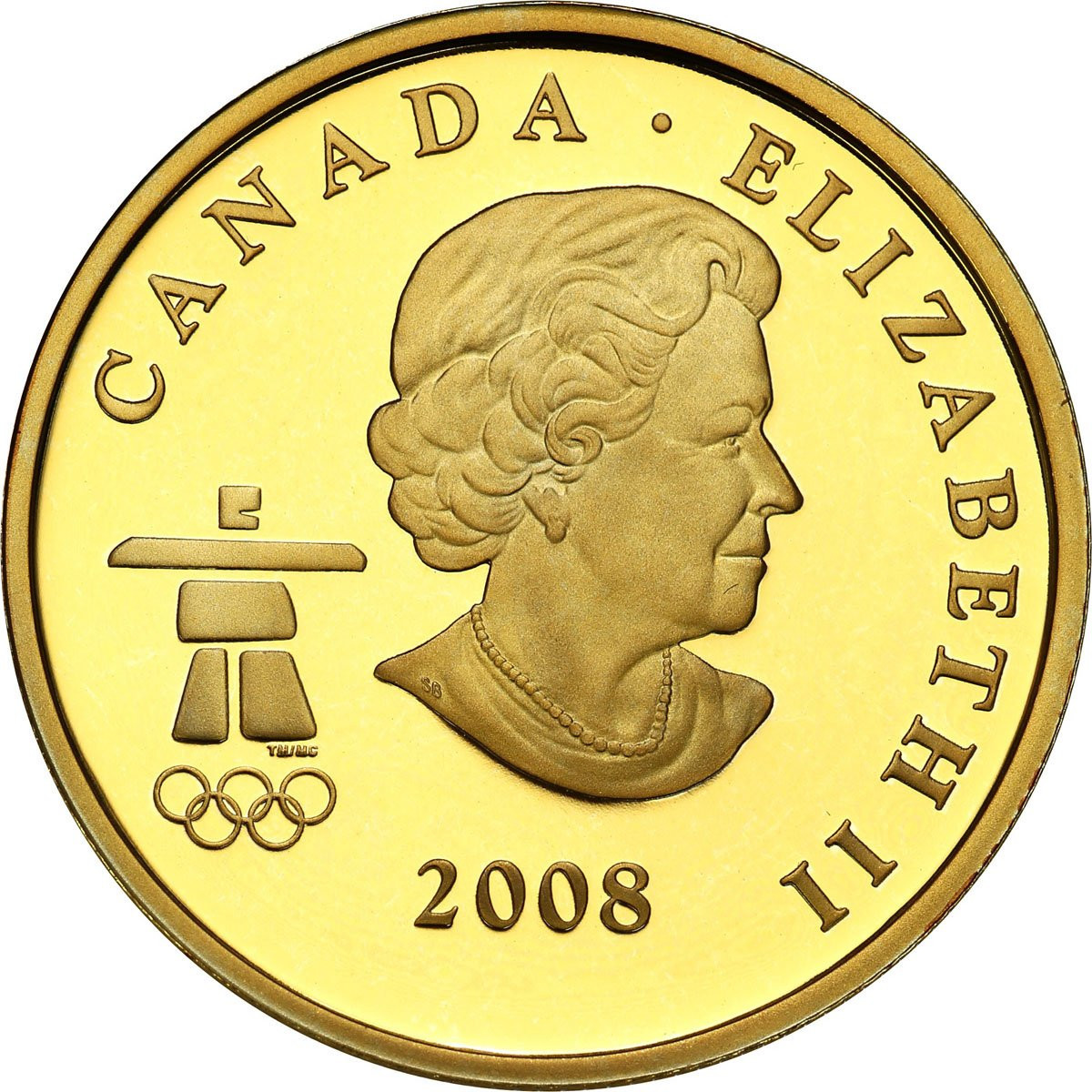 Kanada. 75 dolarów Igrzyska Olimpijskie Vancouver 2010 - Inukshuk