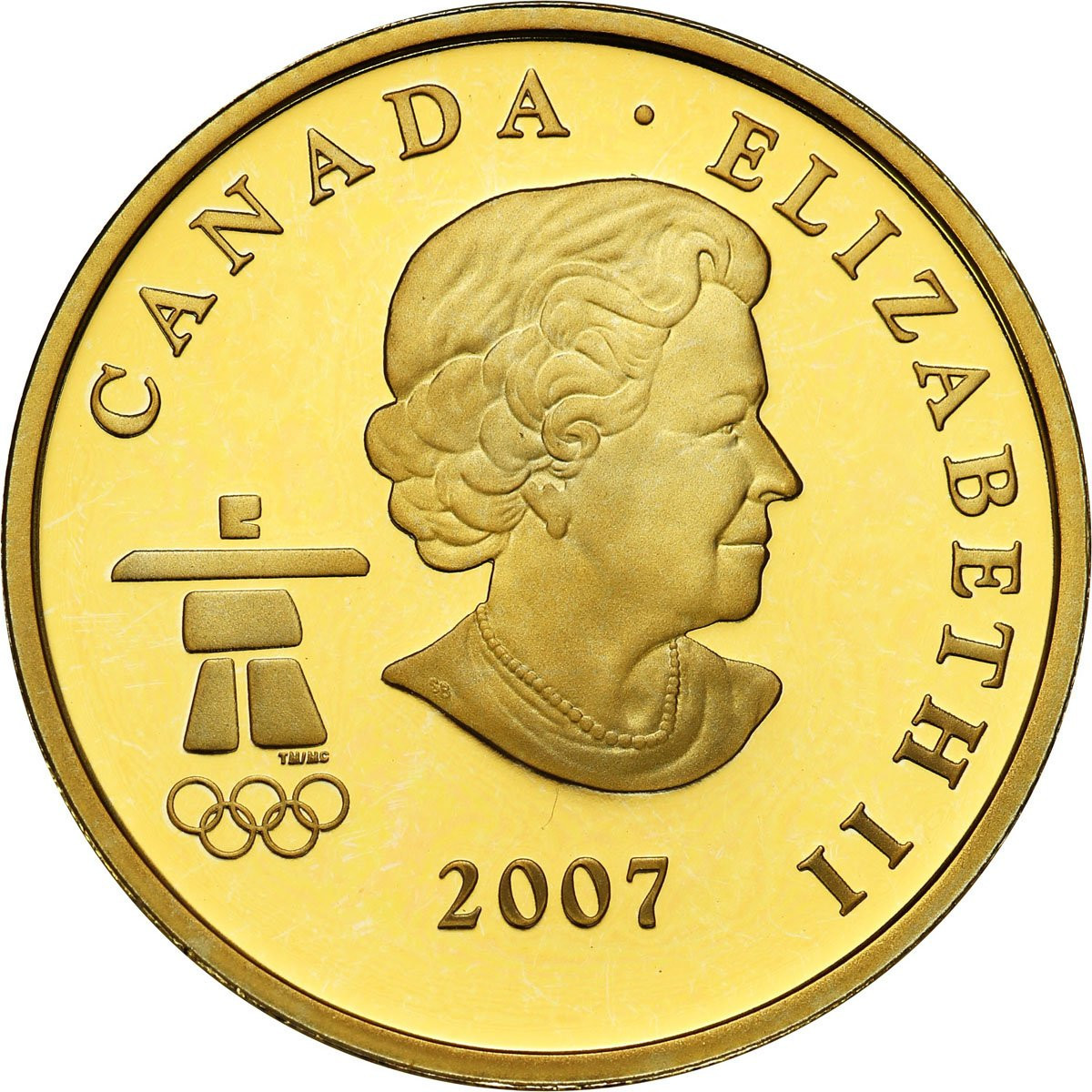 Kanada. 75 dolarów Igrzyska Olimpijskie Vancouver 2010 - Gęś kanadyjska