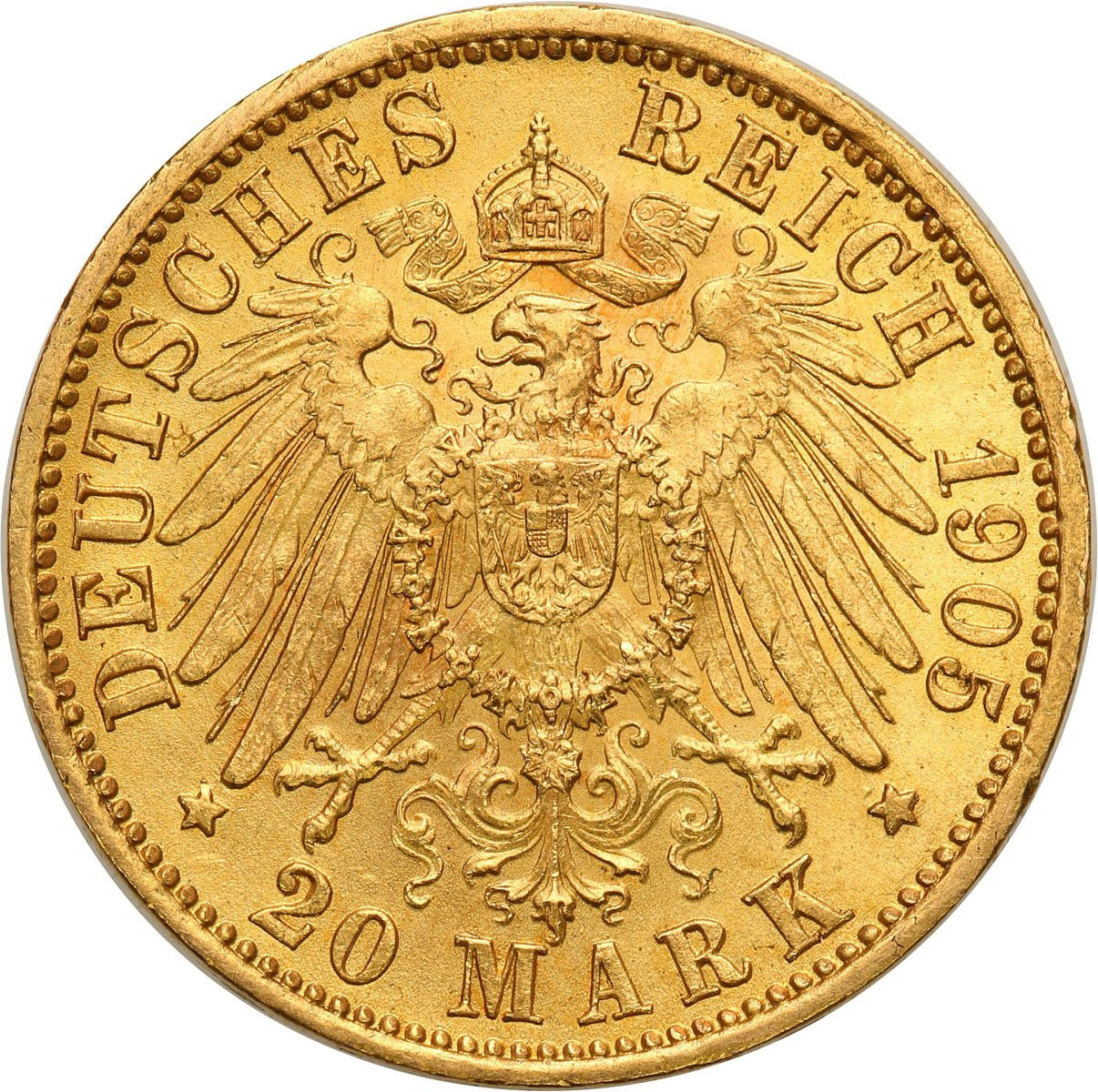 Niemcy Wirttembergia 20 Marek 1905 F