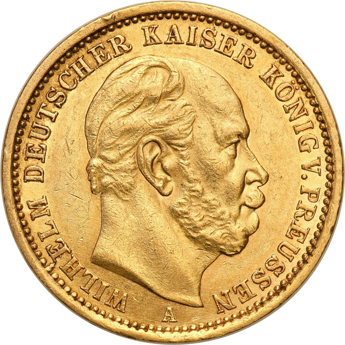 Niemcy Prusy Wilhelm 20 Marek 1875 A, Berlin