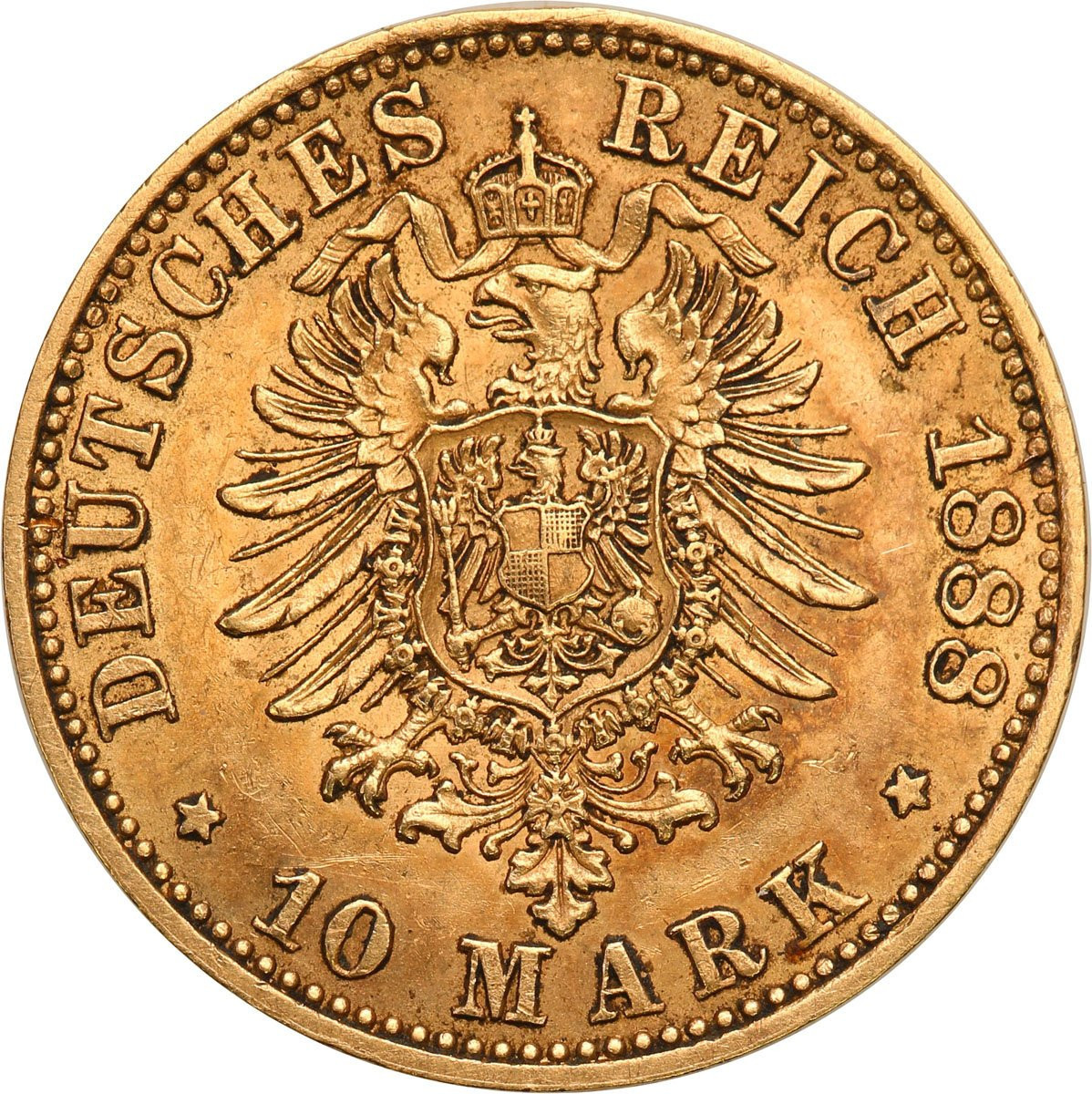 Niemcy Prusy Friedrich III 10 Marek 1888 A, Berlin