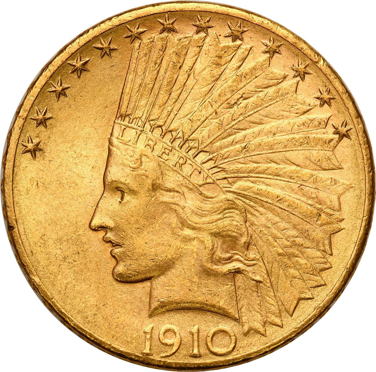 USA 10 dolarów 1910 Indianin D - Denver
