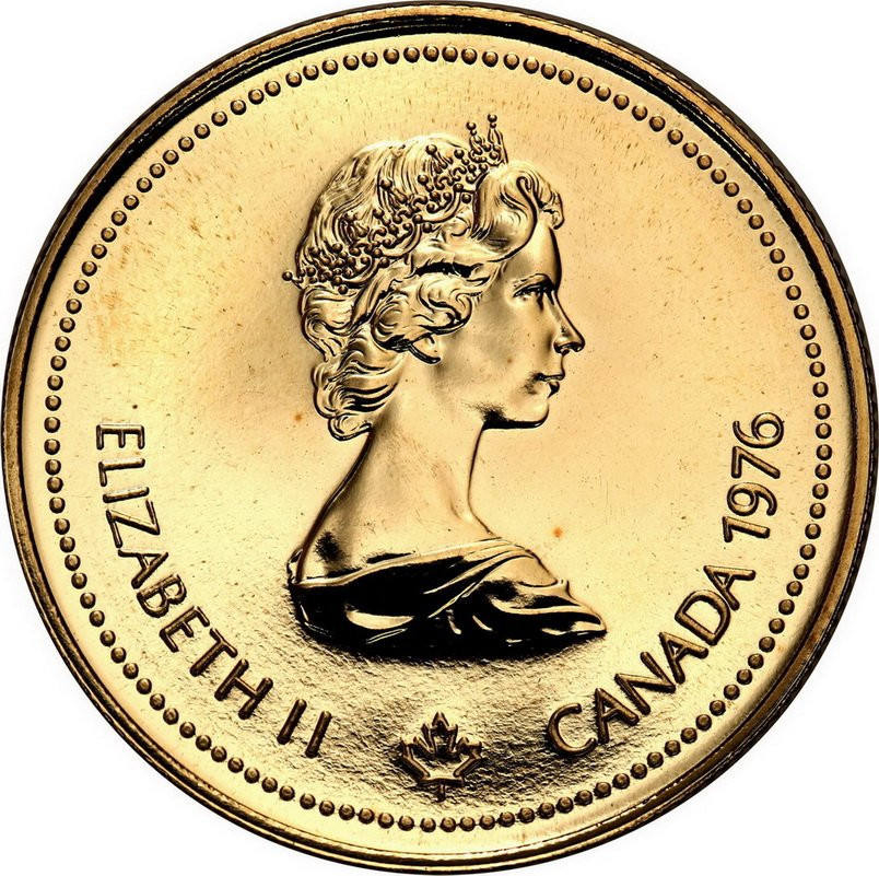 Kanada 100 dolarów 1976 Olimpiada Montreal - 1/4 uncji złota