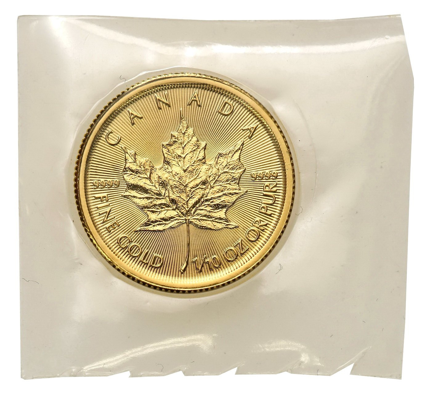 Kanada 5 dolarów 2015 liść klonowy - 1/10 uncji złota