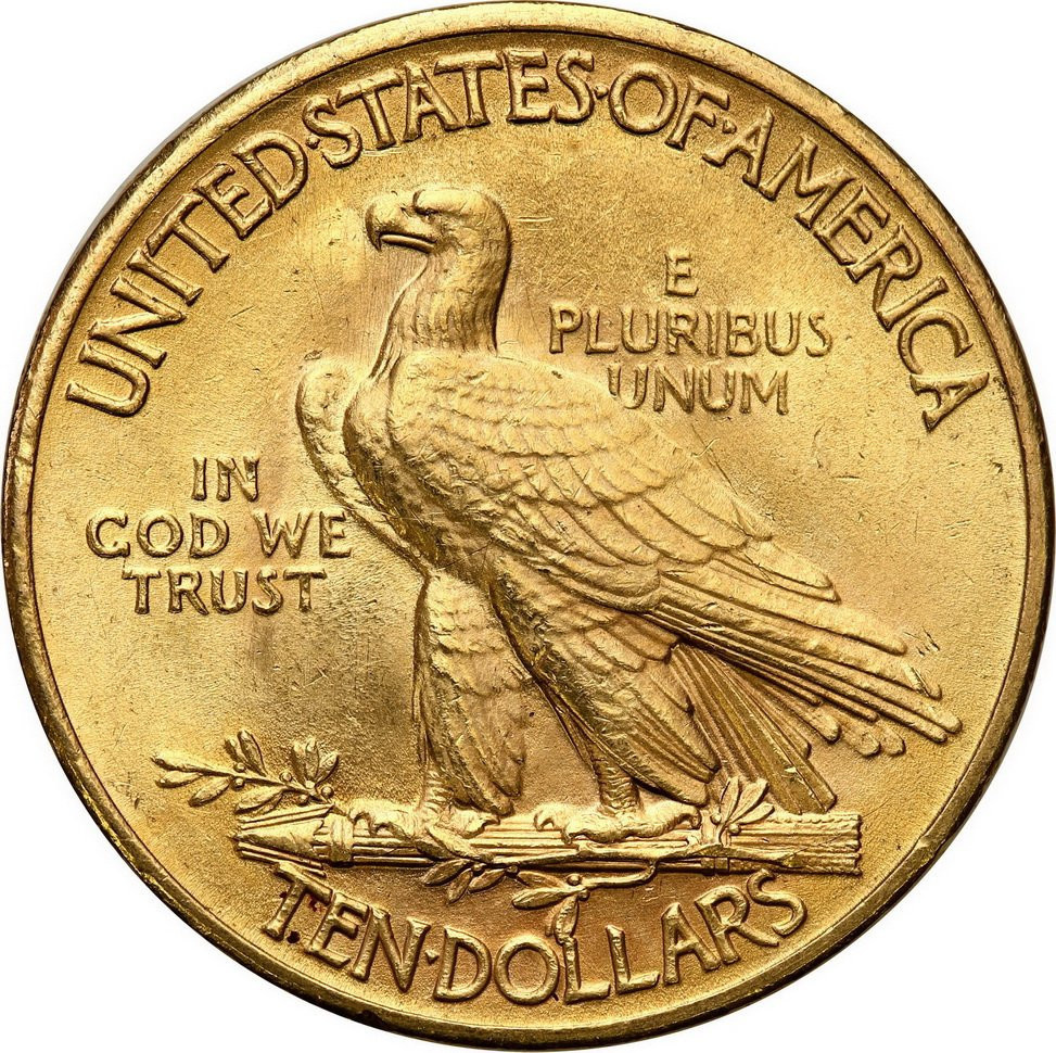 USA. 10 $ dolarów 1926 Indianin Filadelfia