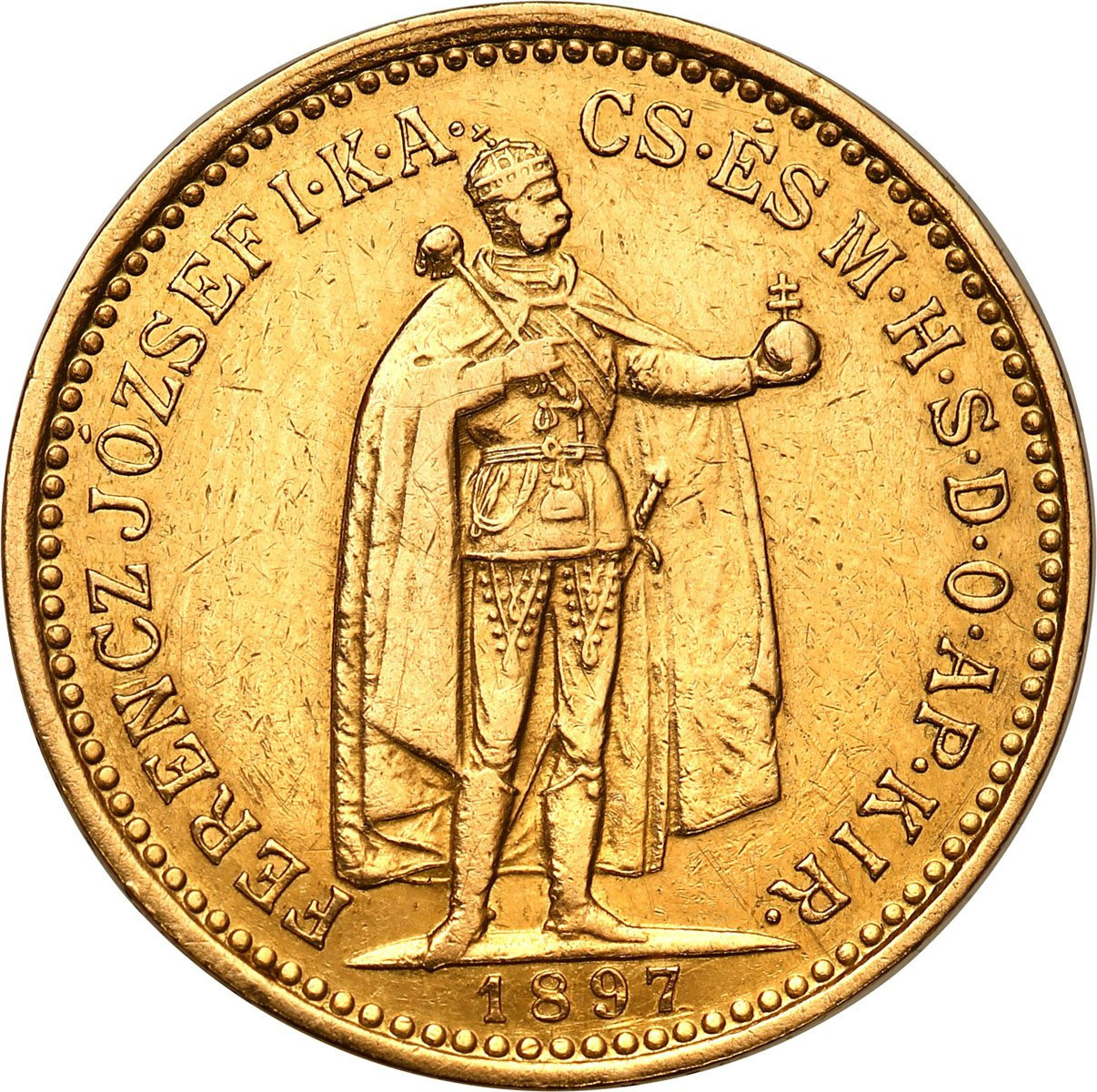 Węgry. Franciszek Józef 10 koron 1897