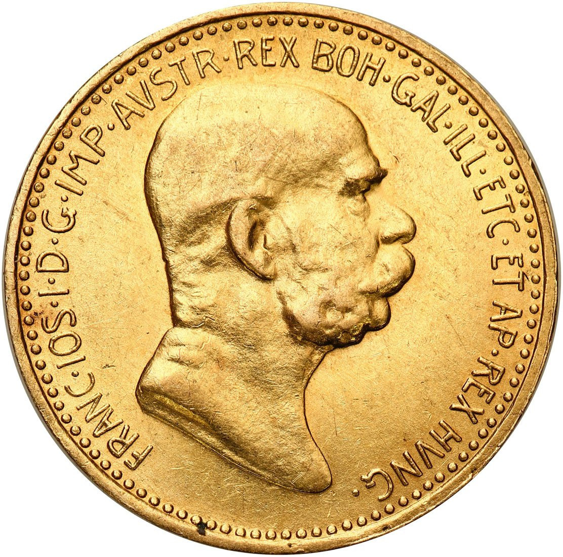 Austria. Franciszek Józef 10 koron 1908 (Schwartz)