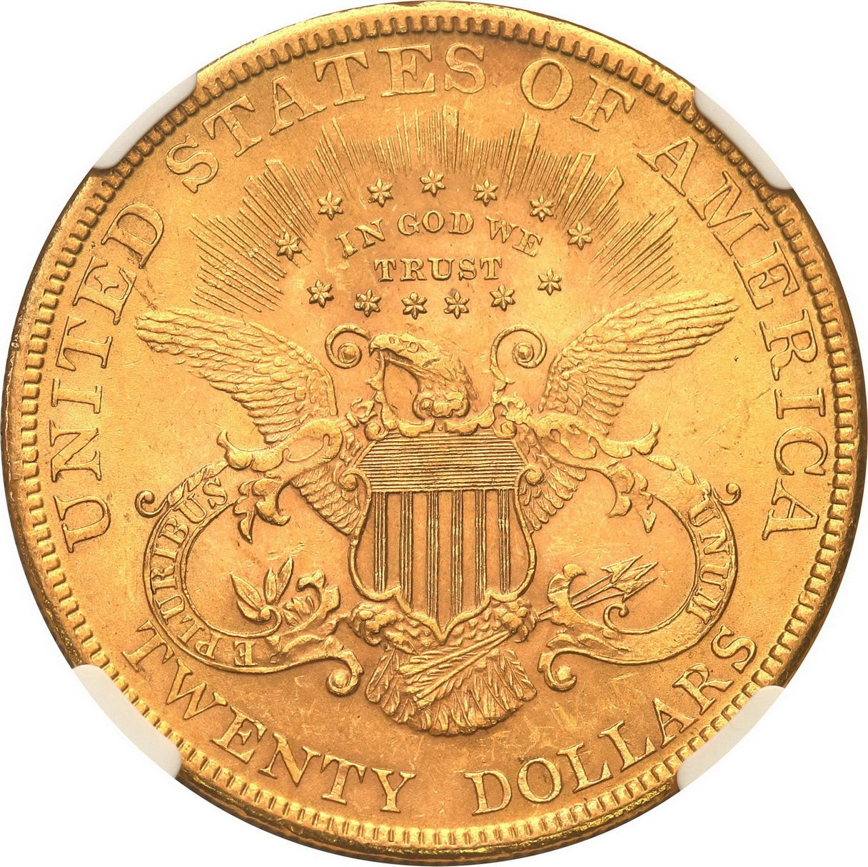 USA. Złote 20 $ dolarów 1900 Liberty Filadelfia NGC MS62 - PIĘKNY