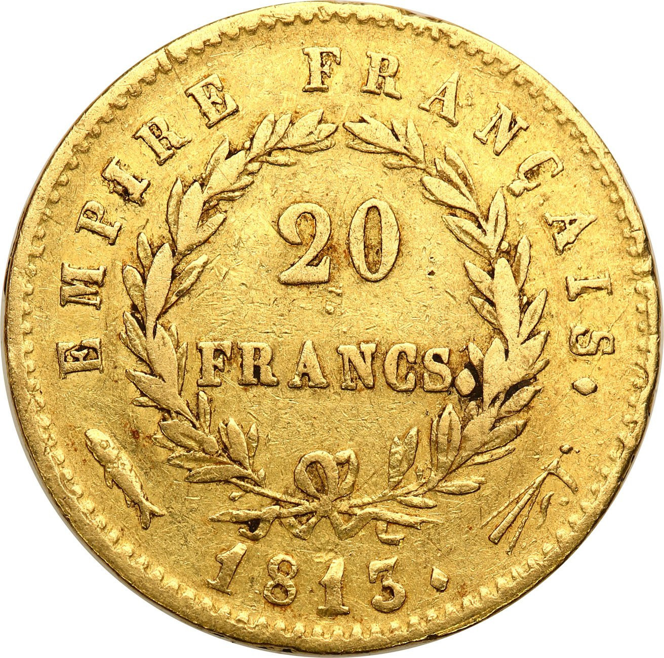 Francja Napoleon Bonaparte 20 Franków 1813 A