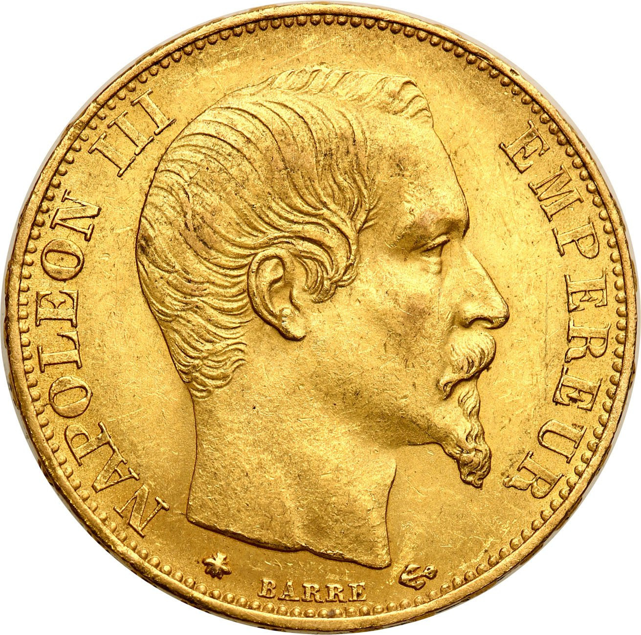 Francja Napoleon III 20 franków 1860 BB-Strasbourg