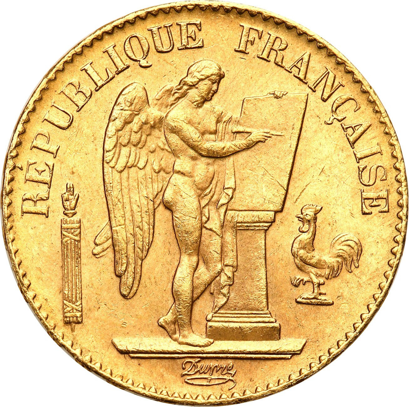 Francja. ANIOŁ 20 franków 1893 A , Paryż