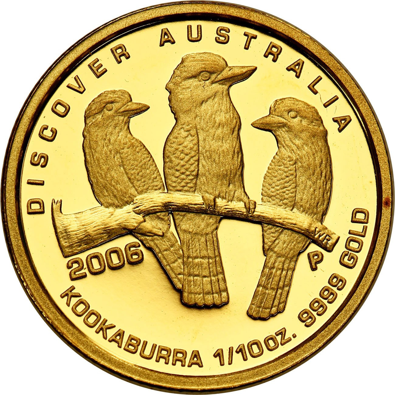 Australia. Złote 15 dolarów Kookabura 2006 - 1/10 uncji złota