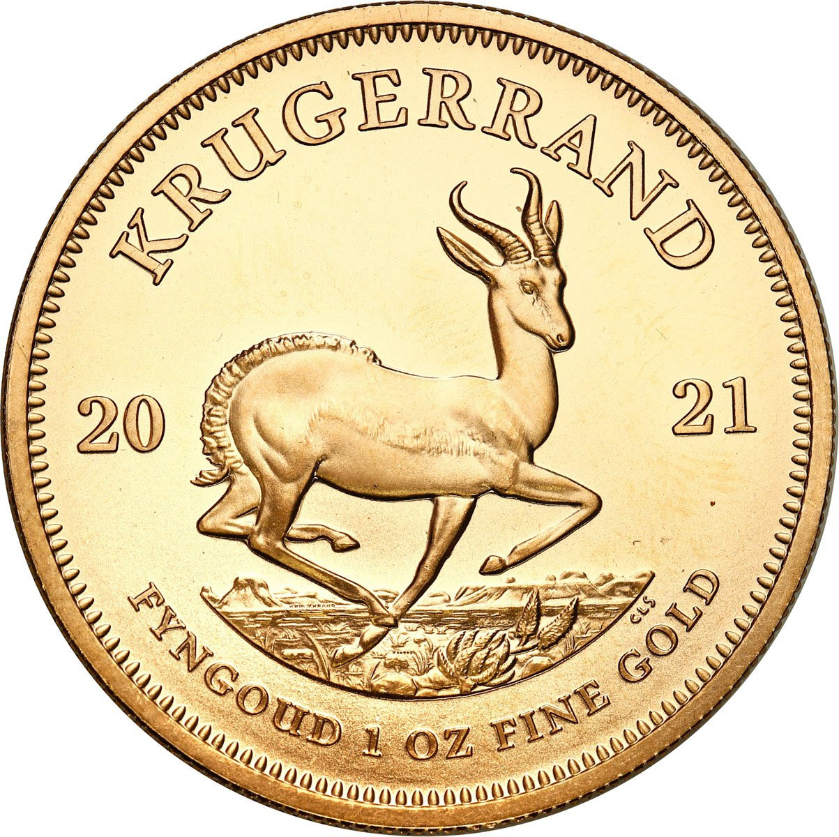 RPA. Krugerrand 2021 - 1 uncja złota