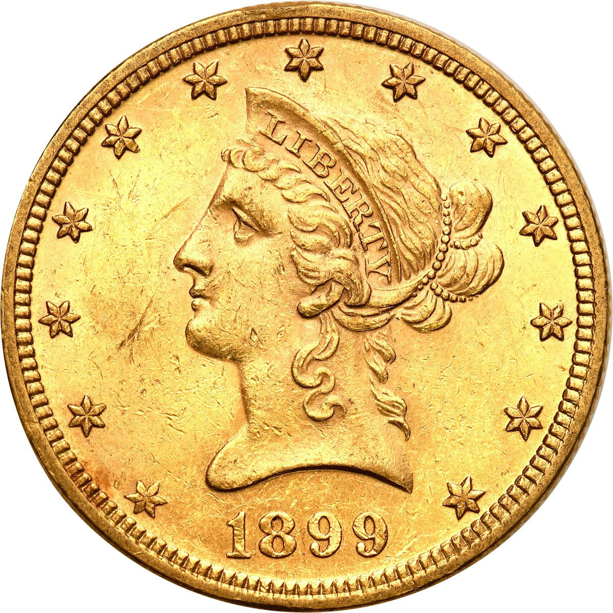 USA 10 $ dolarów 1899 Filadelfia, Liberty