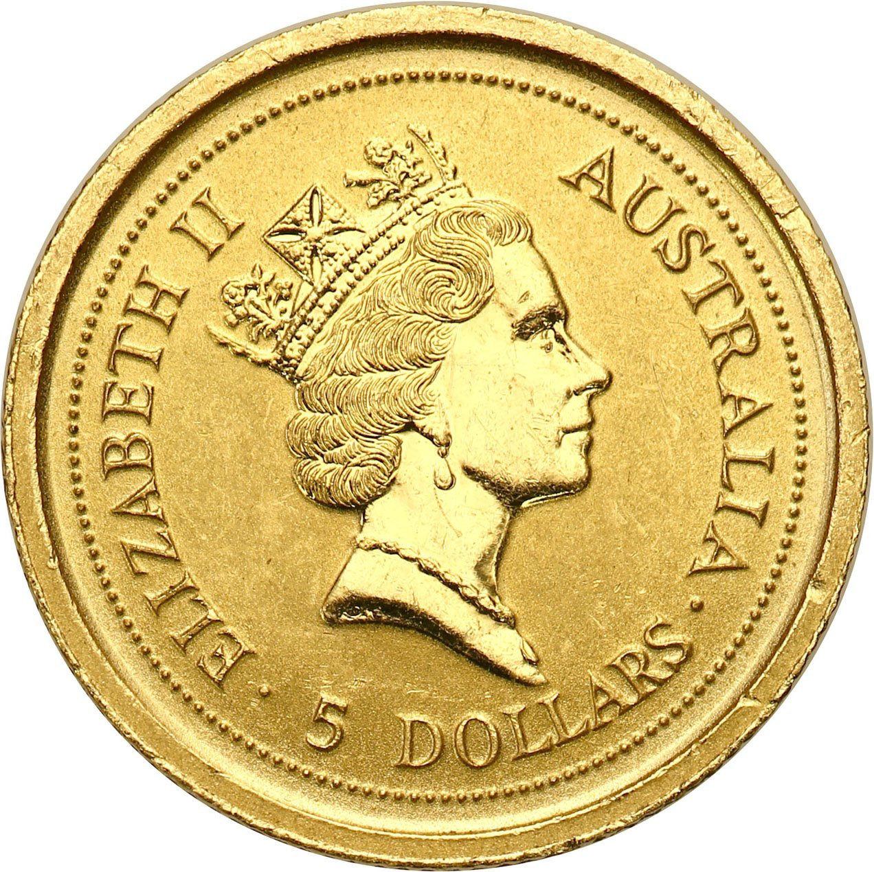 Kanada 5 dolarów 1994 Kangur - 1/20 uncji złota