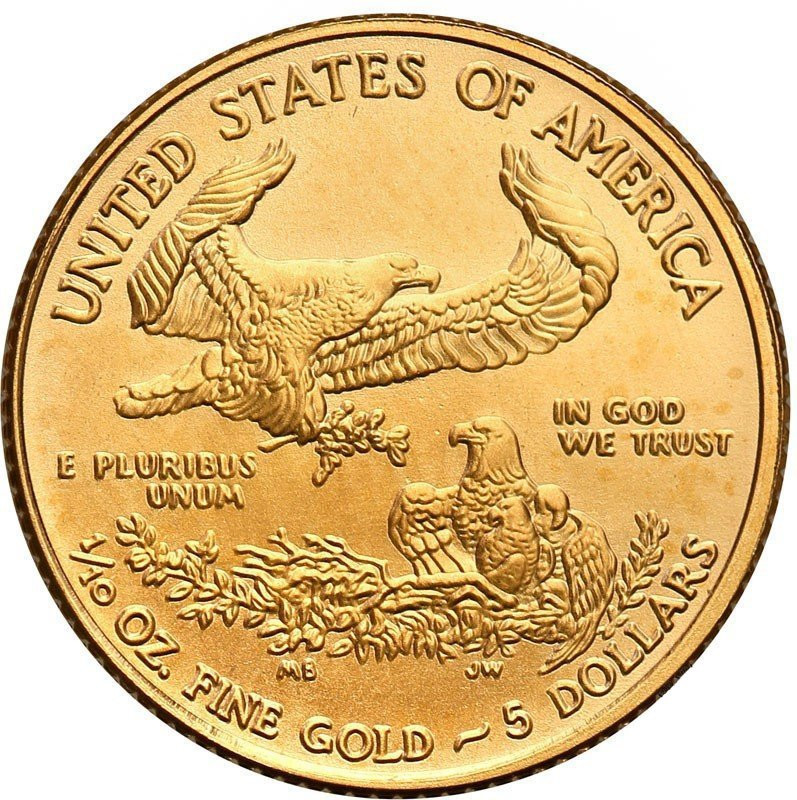 USA 5 dolarów 2017 (1/10 uncji złota)