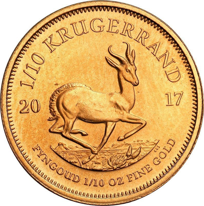 RPA 1/10 Krugerranda 2017 (1/10 uncji złota)