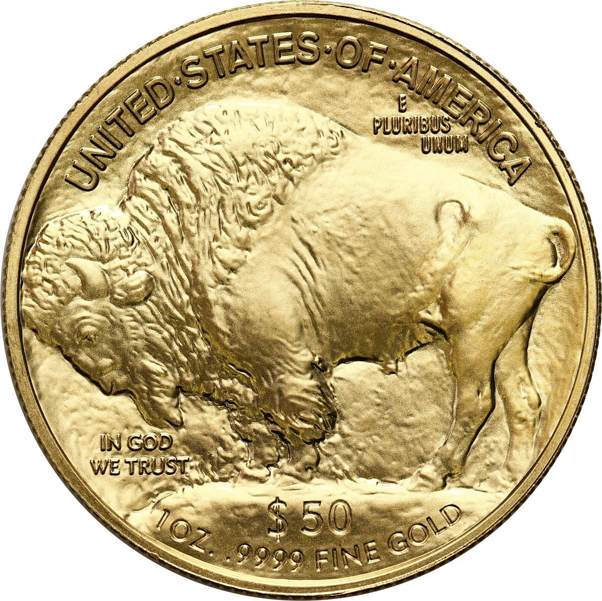 USA. Złote 50 $ dolarów 2014 Bizon (Buffalo) - 1 uncja złoto