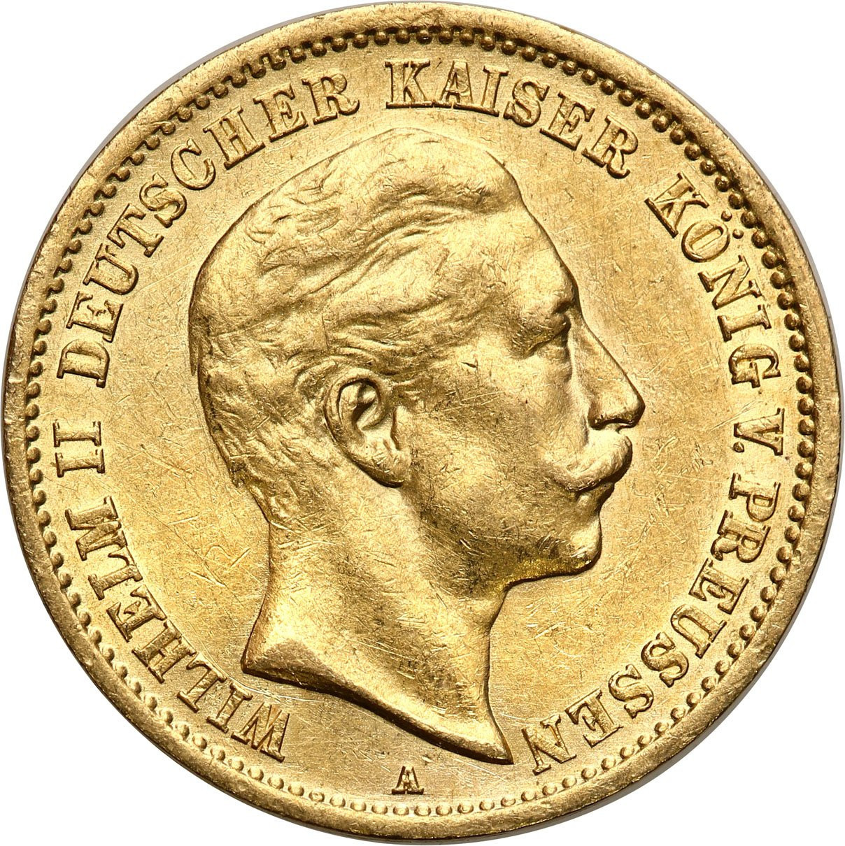 Niemcy, Prusy. Wilhelm II. 10 marek 1907 A, Berlin