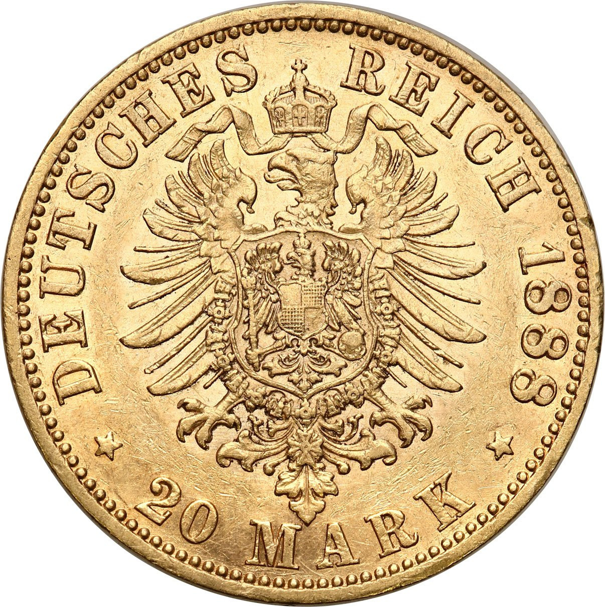 Niemcy. Prusy Friedrich III 20 Marek 1888 A