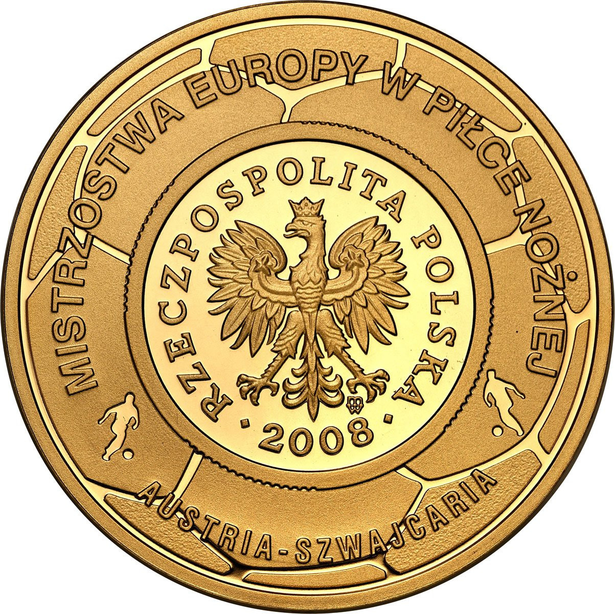 1 złoty 2008 Mistrzostwa Europy w piłce nożnej 2008 - ZŁOTO
