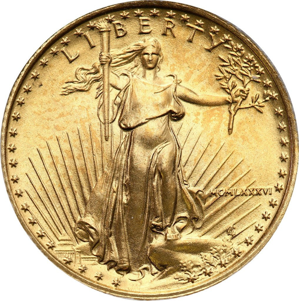 USA 5 dolarów 1986 (1/10 uncji złota) American Eagle