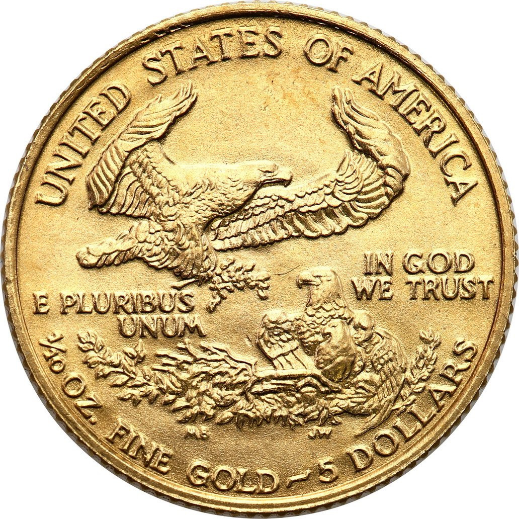 USA 5 dolarów 1986 (1/10 uncji złota) American Eagle