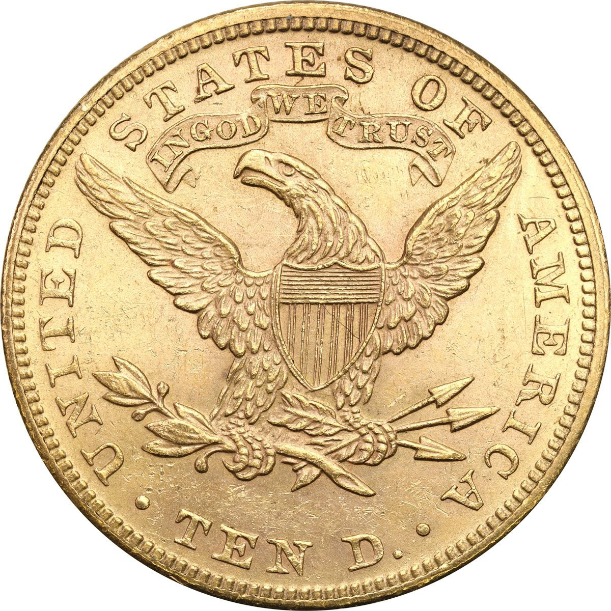 USA. Złote 10 dolarów Liberty 1900 Philadelphia