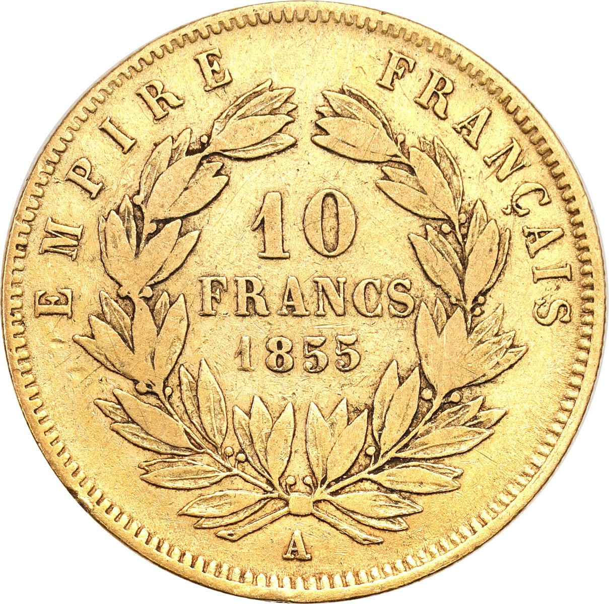 Francja. Napoleon III 10 franków 1855