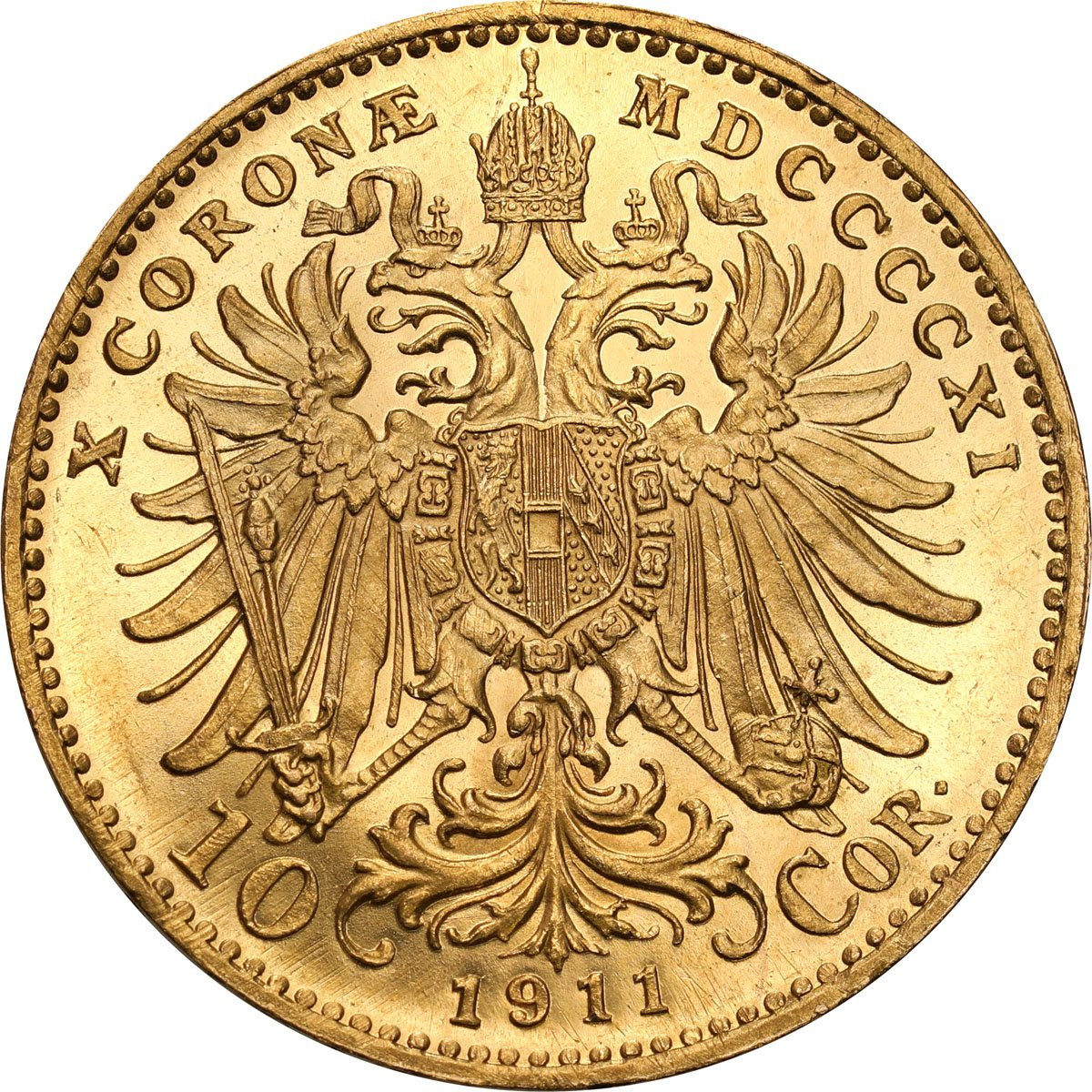 Austria. 10 koron 1911 Franciszek Józef I - PIĘKNE