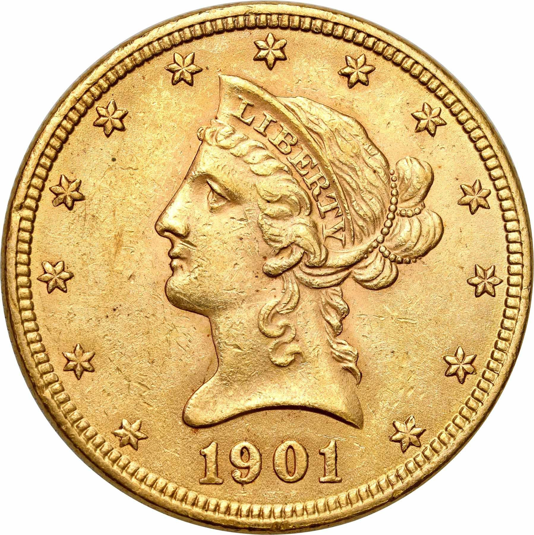 USA. 10 dolarów 1901, Filadelfia