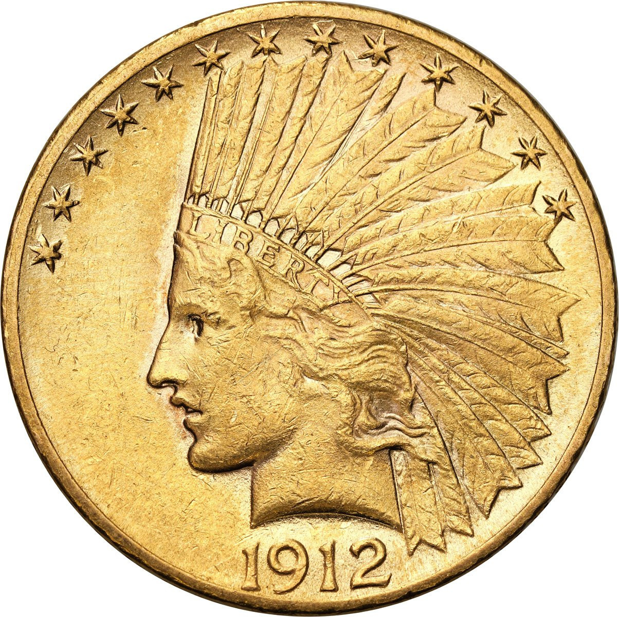 USA. 10 dolarów Indianin 1912 Filadelfia