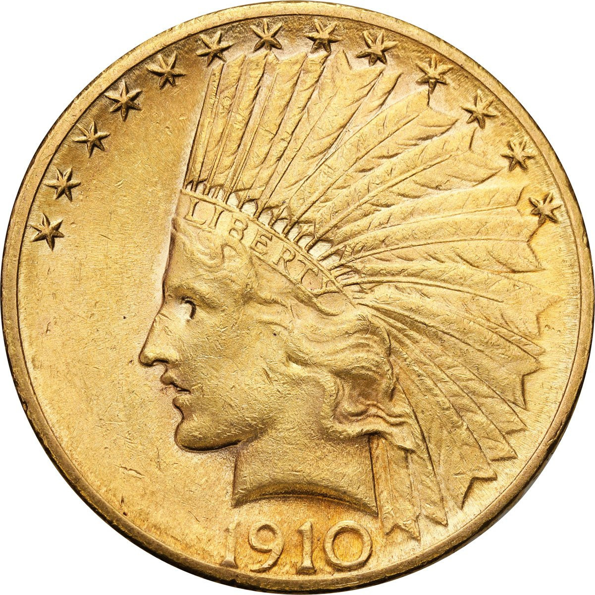 USA. 10 dolarów Indianin 1910 S - San Francisco