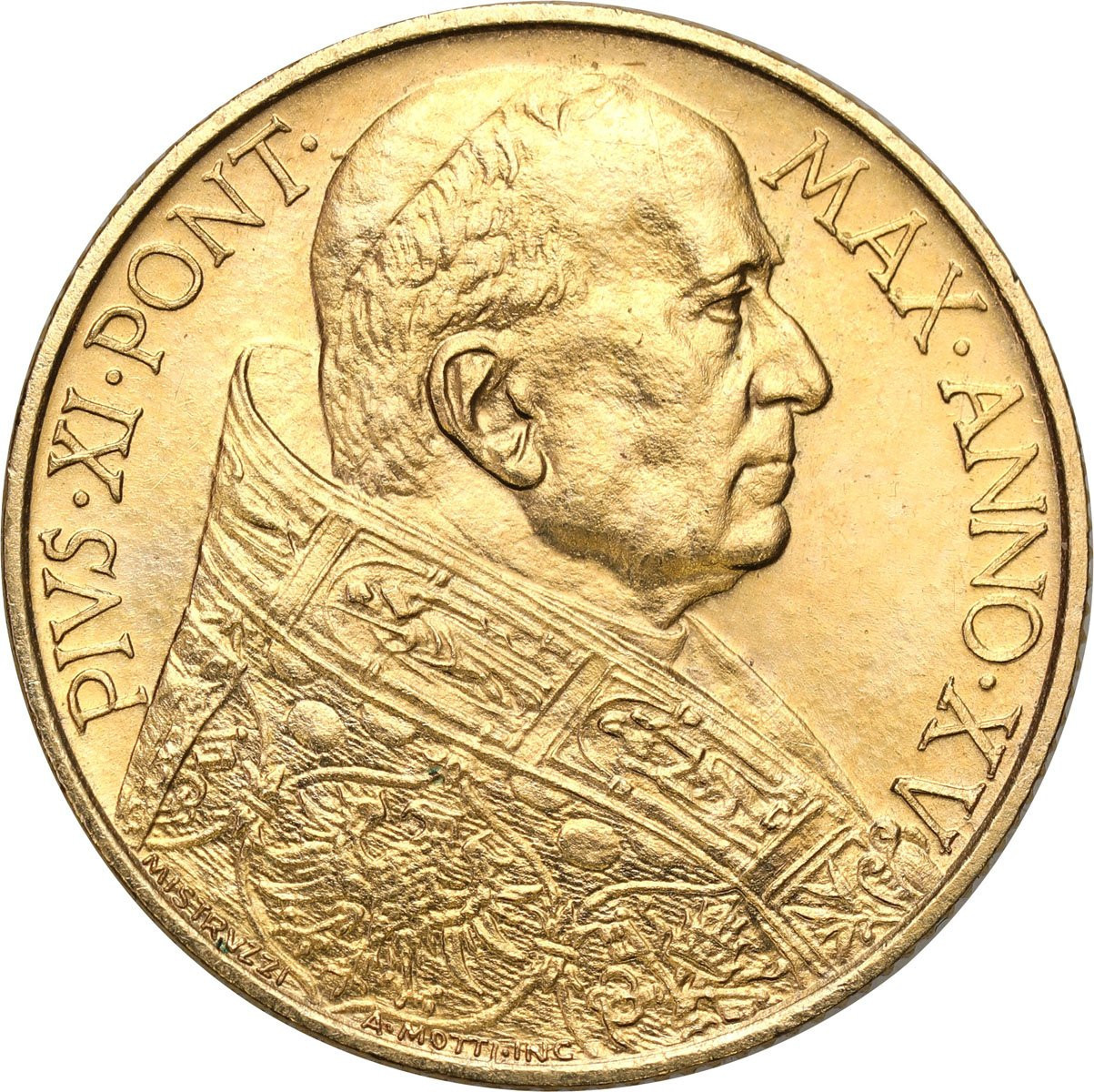 Watykan. Pius XI 1922-1937, 100 lirów 1936