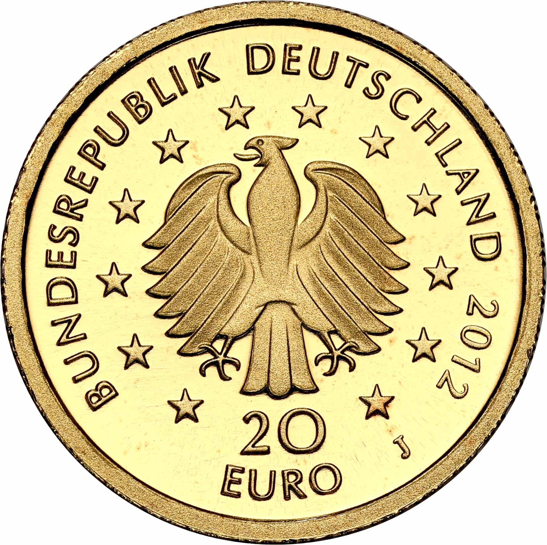 Niemcy. 20 Euro 2012 Niemieckie Drzewa - Świerk