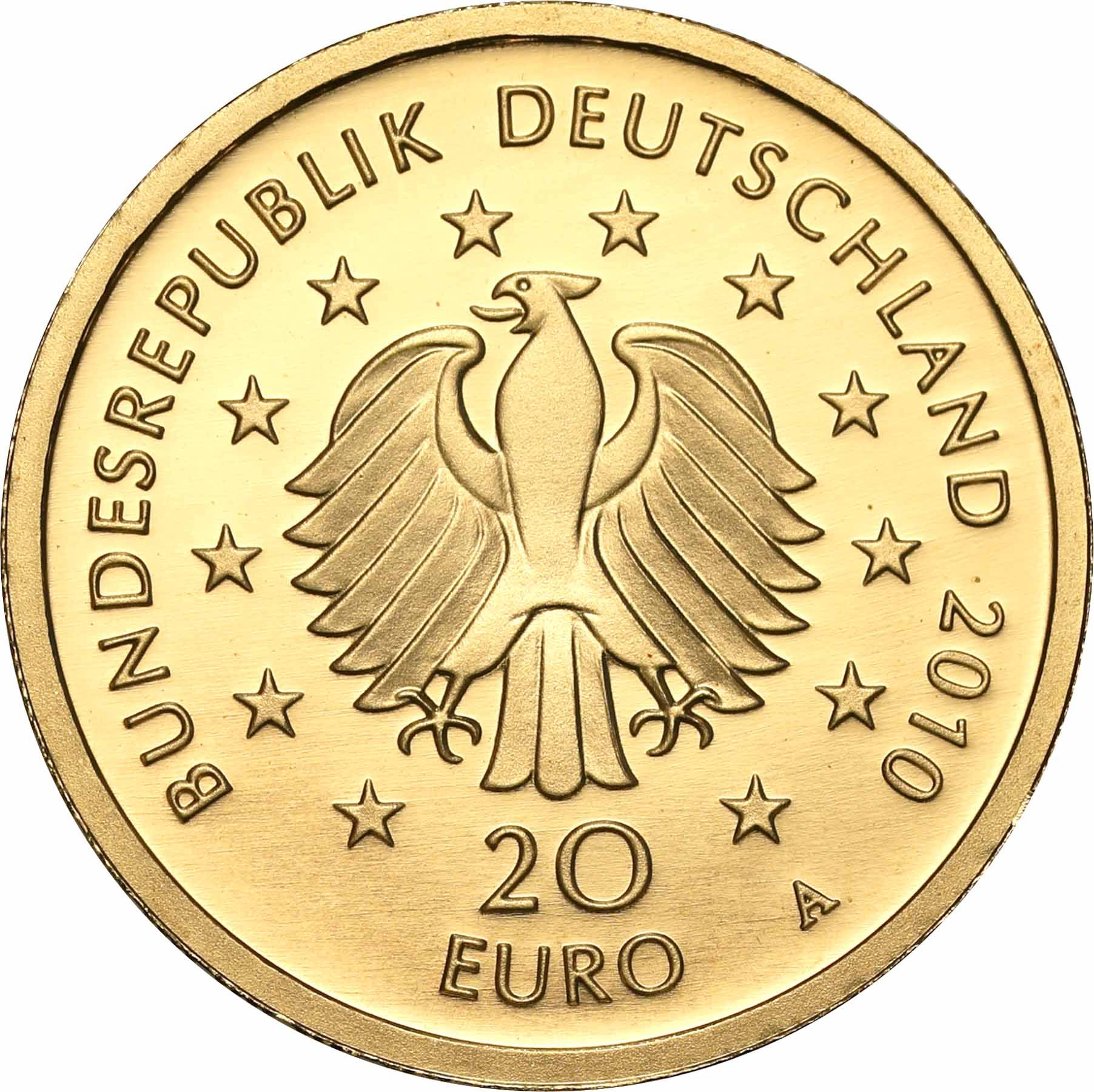 Niemcy. 20 Euro 2010 Niemieckie Drzewa - Dąb