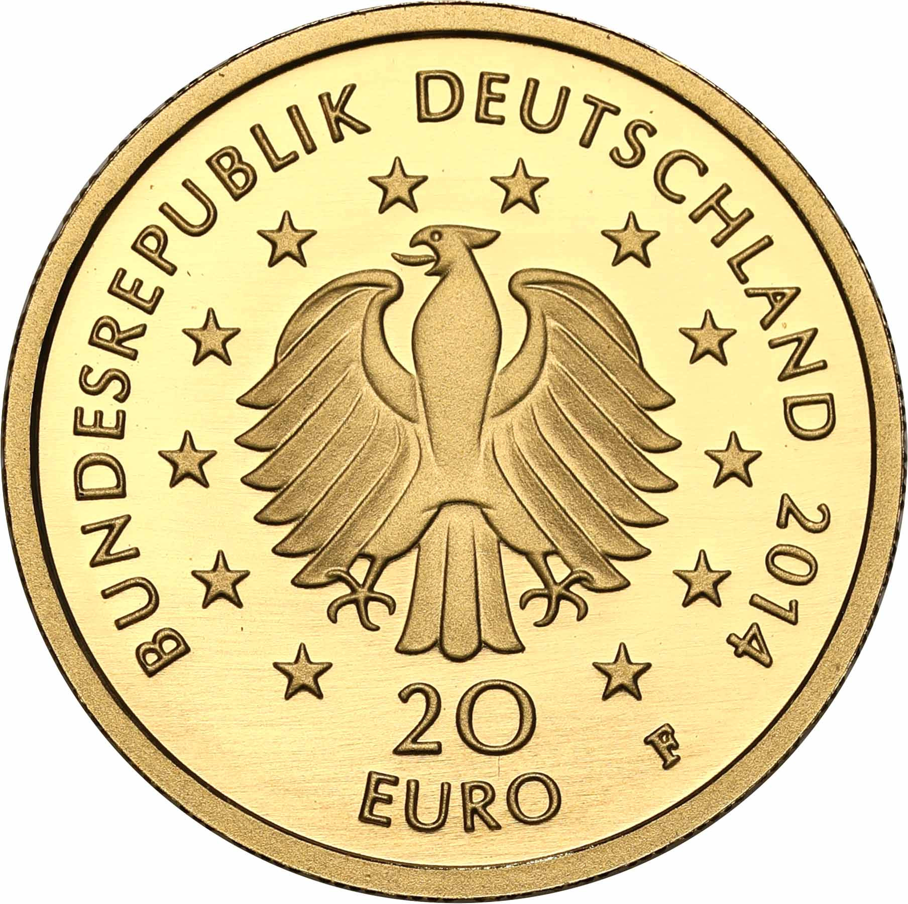 Niemcy. 20 Euro 2014 Niemieckie Drzewa - Kasztan