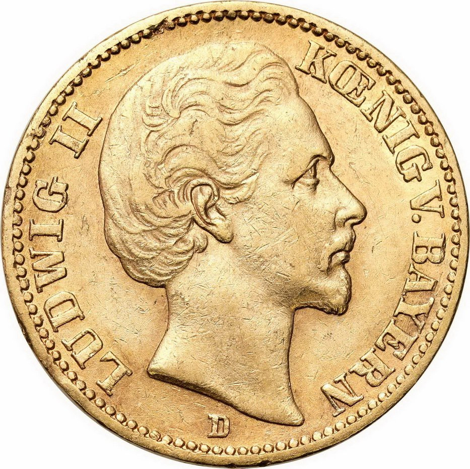 Niemcy, Bawaria. 20 marek 1872 D, Monachium