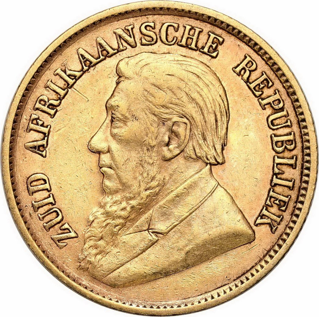 RPA. Paul Kruger 1/2 POND (Funt) 1897