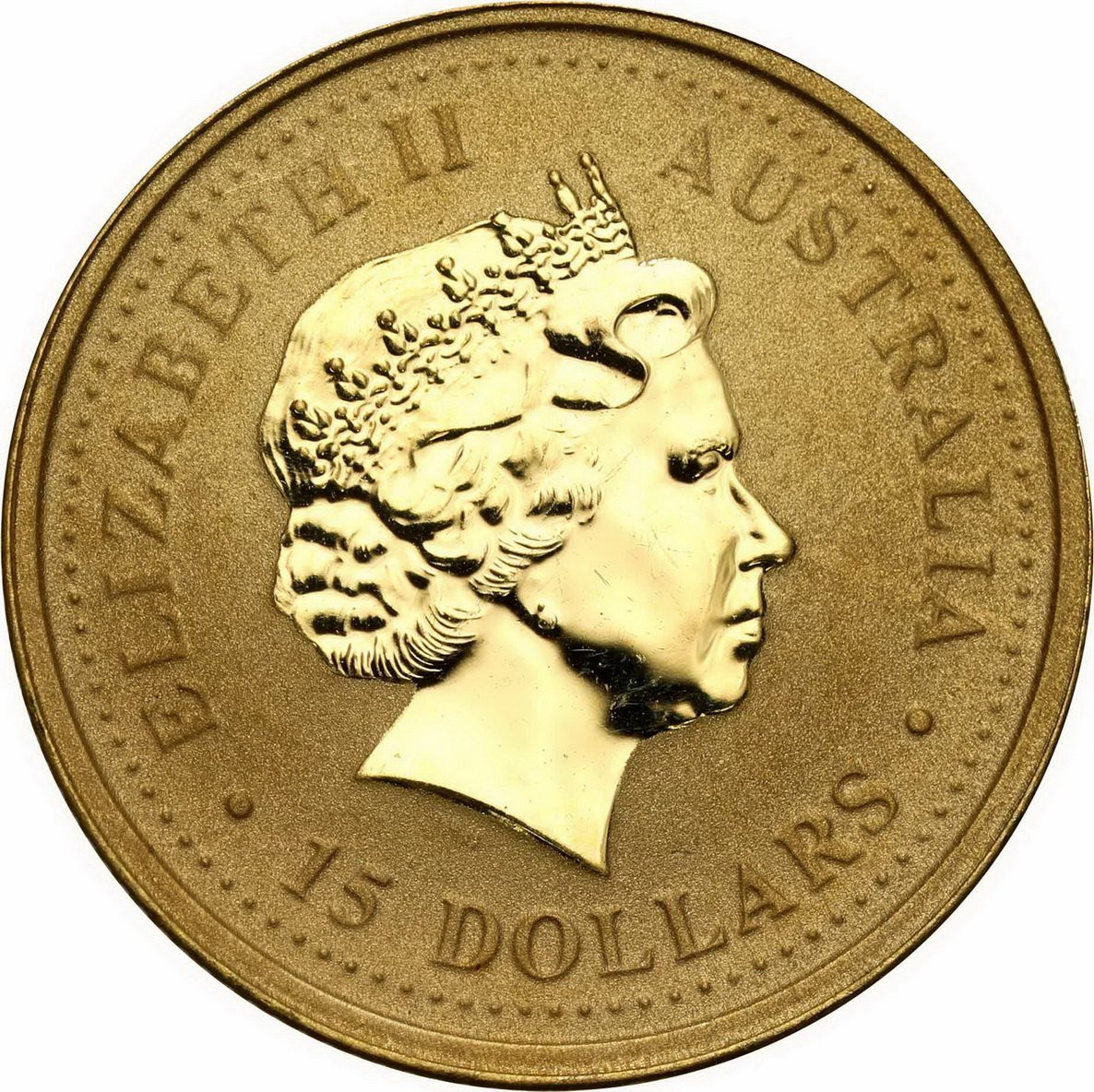 Australia 15 dolarów 1990 KRÓLIK - 1/10 uncji złota