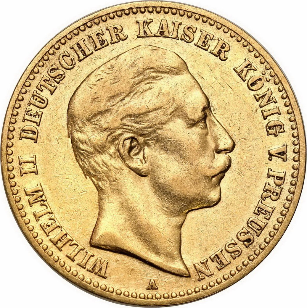 Niemcy Prusy. Wilhelm II 10 Marek 1902 A, Berlin