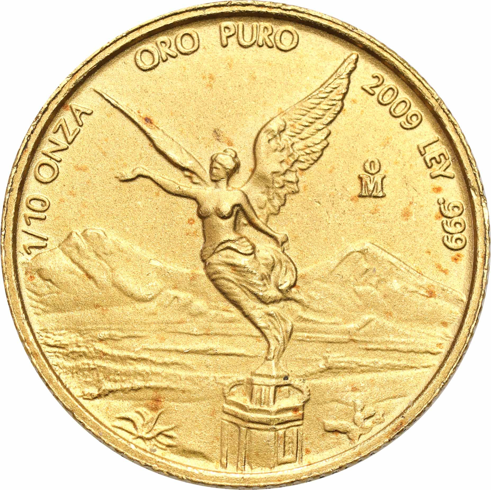Meksyk. Anioł 1/10 onza - 1/10 uncji złota