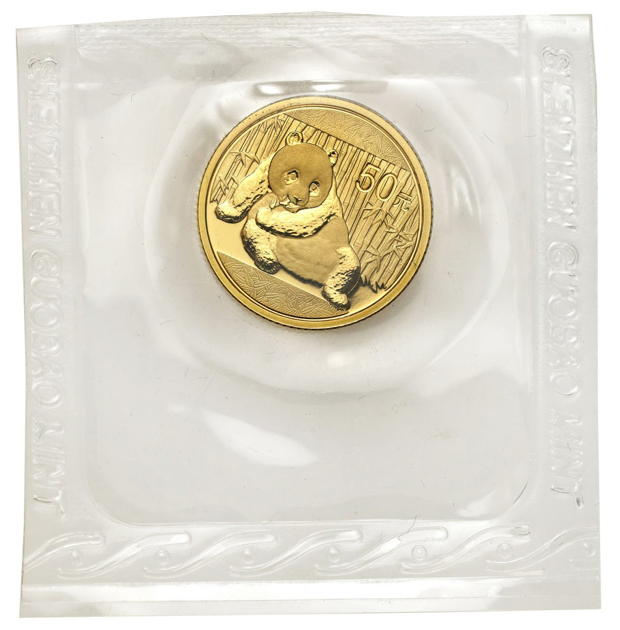 Chiny 50 yuan 2015 Panda - 1/10 uncji złota