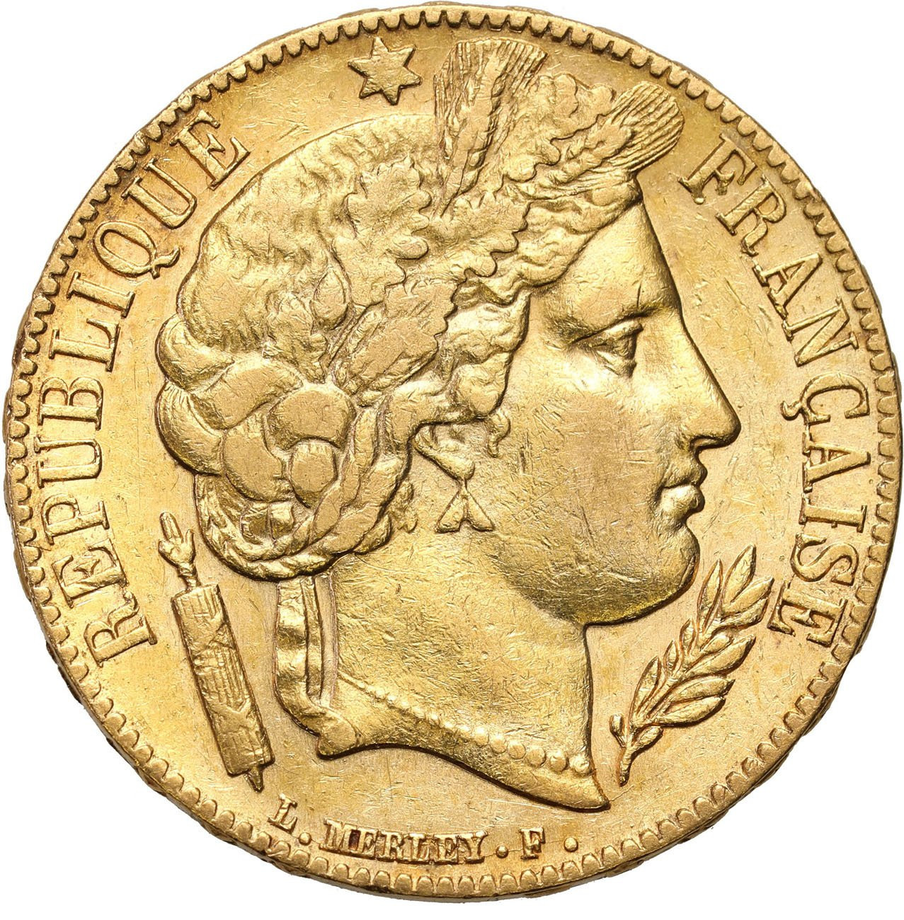 Francja. 20 franków 1851 A II Republika - RZADKIE