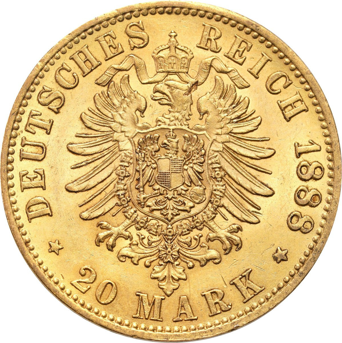Niemcy Prusy 20 Marek 1888 A Friedrich III
