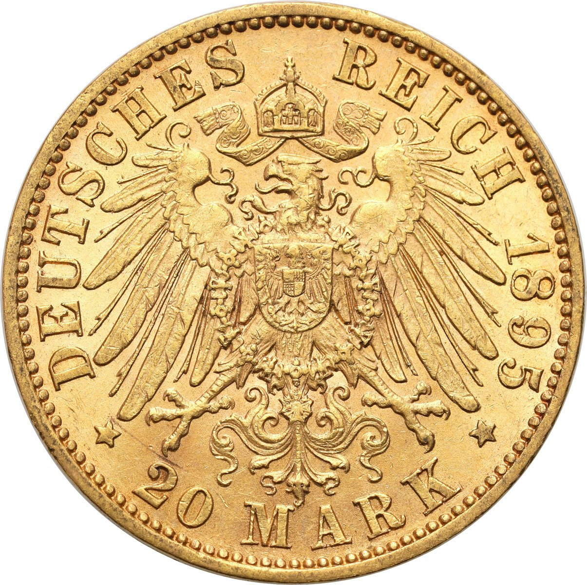 Niemcy Saksonia 20 Marek 1895 E, Saksonia