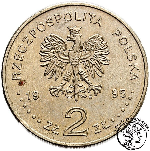 Polska 2 zł 75 rocznica Bitwy Warszawskiej 1995 st.1-/2+